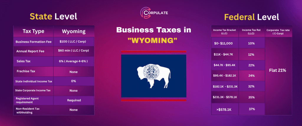 Business Taxes in Wyoming-CORPULATE