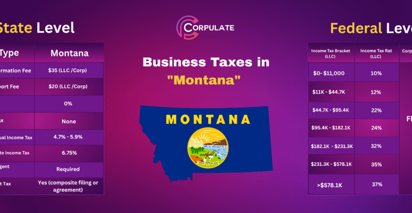 Business Taxes in Montana-CORPULATE